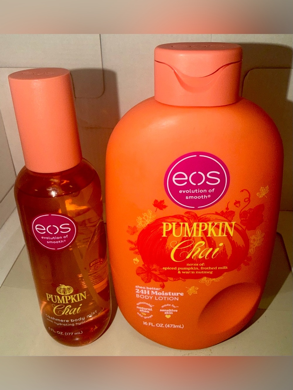 eos Pumpkin Chai Body Lotion & Mist - Orange